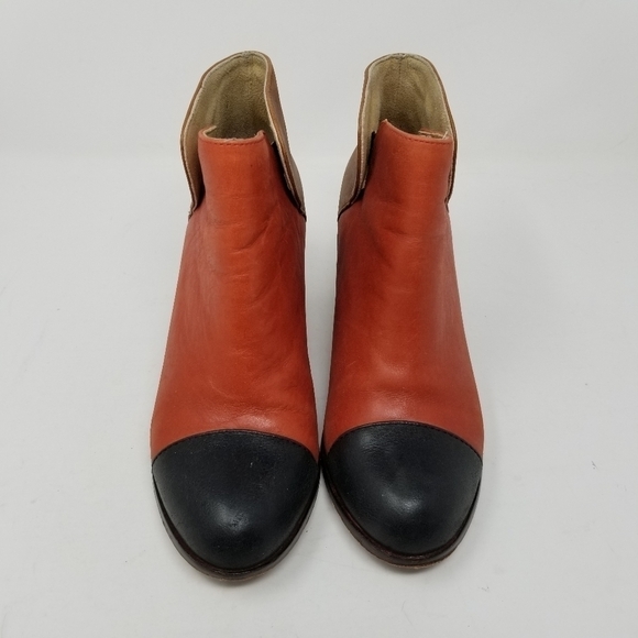 Wolverine by Samantha Pleet Leather Booties Color Blocking Soft Women's Size 6 - Picture 5 of 12